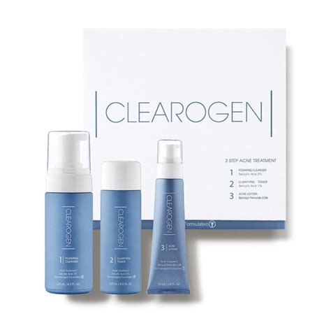 Clearogen 3 Step Acne Treatment Benzoyl Derma Beauty