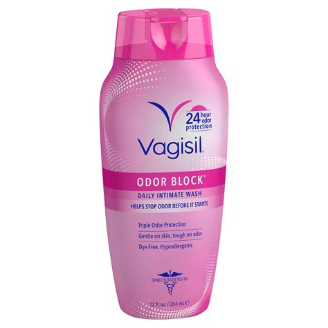 vagisil odor block daily intimate vaginal feminine wash 12 oz 1 pack