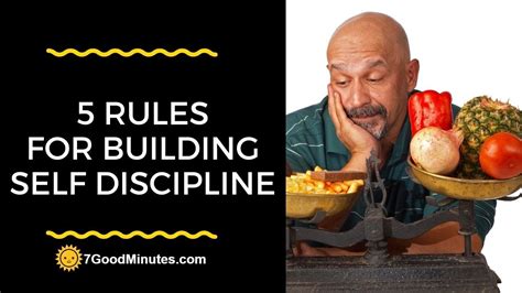 5 Rules For Building Self Discipline Youtube