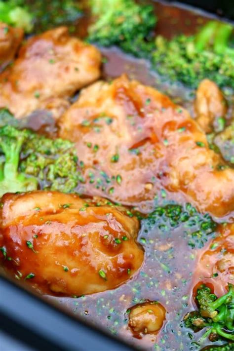 Slow Cooker Honey Garlic Chicken 365 Days Of Slow Cooking And