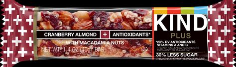 Nutrition Bars Kind Cranberry Almond