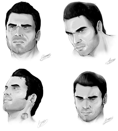 Kaidan Alenko Emotions Doodles Mass Effect Kaidan Kaidan Alenko