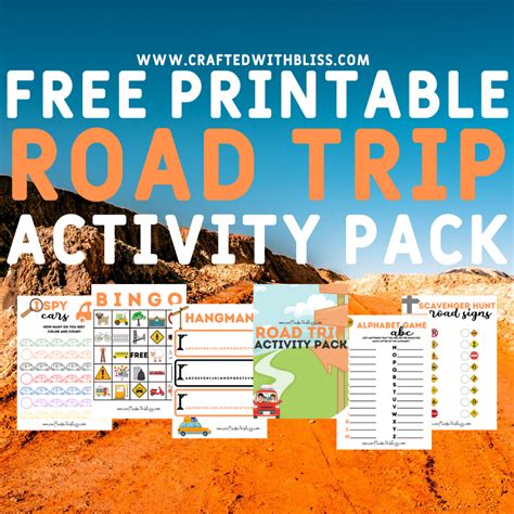 Free Road Trip Activity Pack For Kids