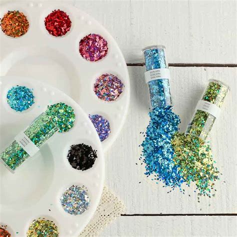 Martha Stewart Craft Multicolored Holographic Glitter Assortment