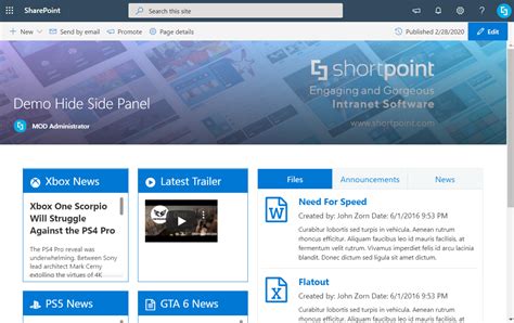 How To Hide Quick Launch Left Navigation From Modern Sharepoint Team