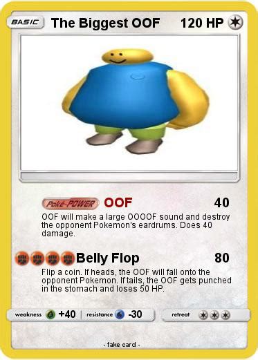 Pokémon The Biggest Oof Oof My Pokemon Card