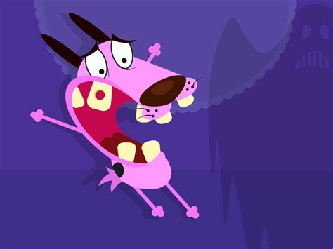 Courage The Cowardly Dog By Mayank Patel On Dribbble
