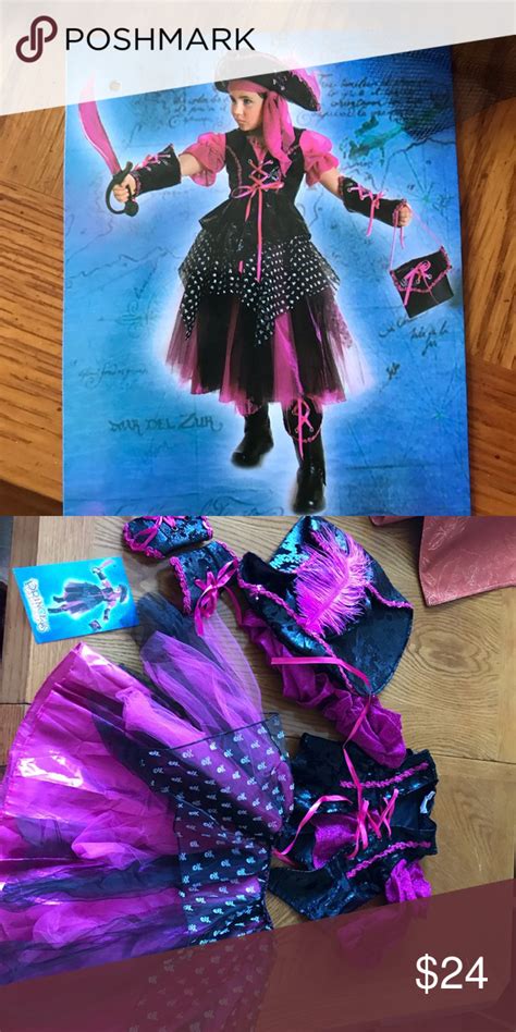 Princess Paradise Pirate Costume Size 4 Euc Tried On But Never Wore