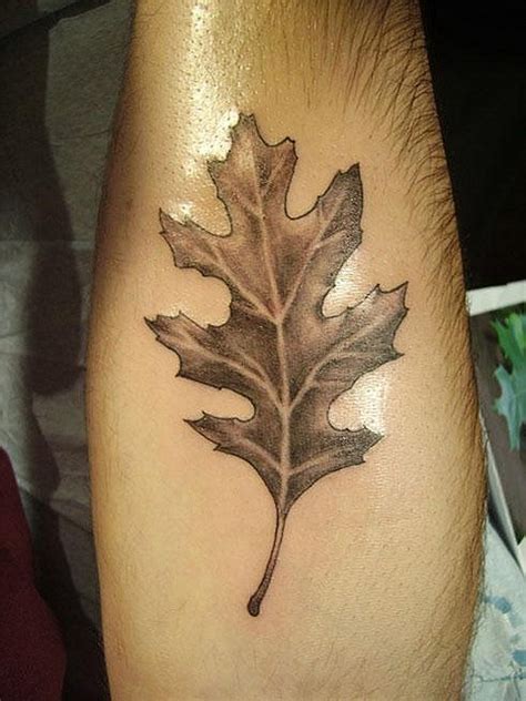 Leaf Tattoo Oak Leaf Tattoos Tattoos Arm Tattoo