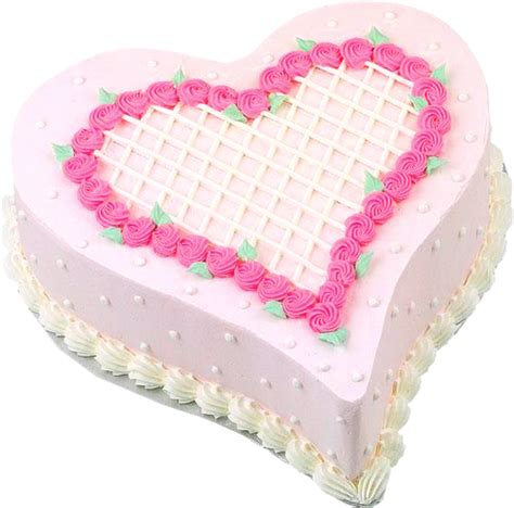 Pink Heart Cake Png Picture Clipart Rosette Cake Heart Shaped Cakes