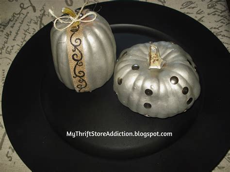 Diy Rustic Chargers And Glamorous Gourds My Thrift Store Addiction