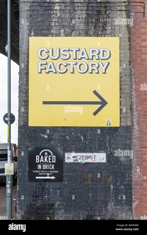 the custard factory in the creative quarter of digbeth in birmingham uk is now home to artists
