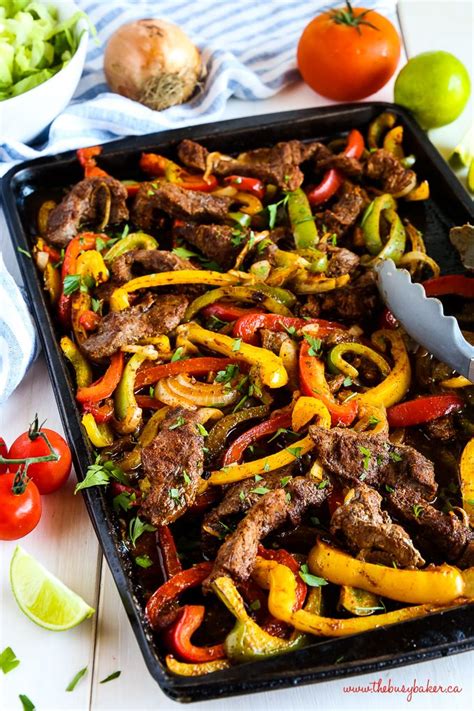 These Easy Sheet Pan Steak Fajitas Make The Perfect Simple And Healthy