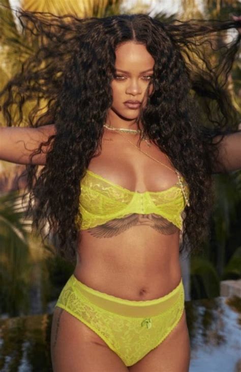 Rihanna Flaunts Her Curves In Lingerie For Savage X Fenty Beauty Shoot