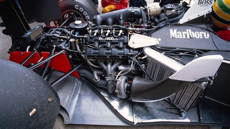 F1 Engine Honda Ra 168e V6 Turbo From The Mclaren Mp4 4 Car Engine