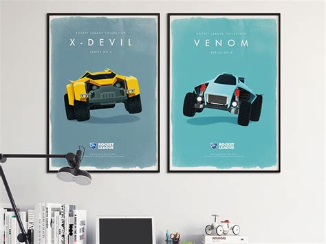 Rocket League Collection Posters By Dan Bronsema On Dribbble