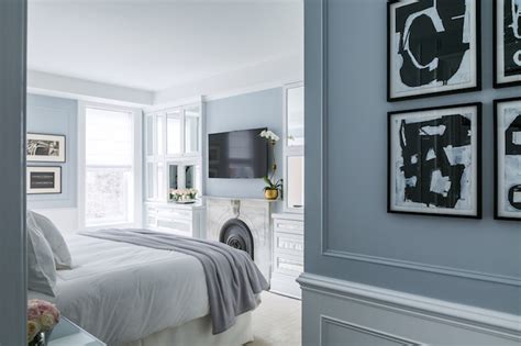 The wall decor is absolutely. Fireplace TV Built Ins - Traditional - bedroom - Designer ...