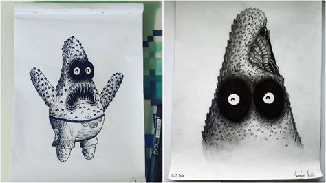 Scaredy Pants 10 Pieces Of Spongebob Fan Art That Are Actually Terrifying