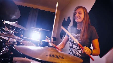 You And Me Marshmello Drum Cover 14 Year Old Girl Drummer Youtube