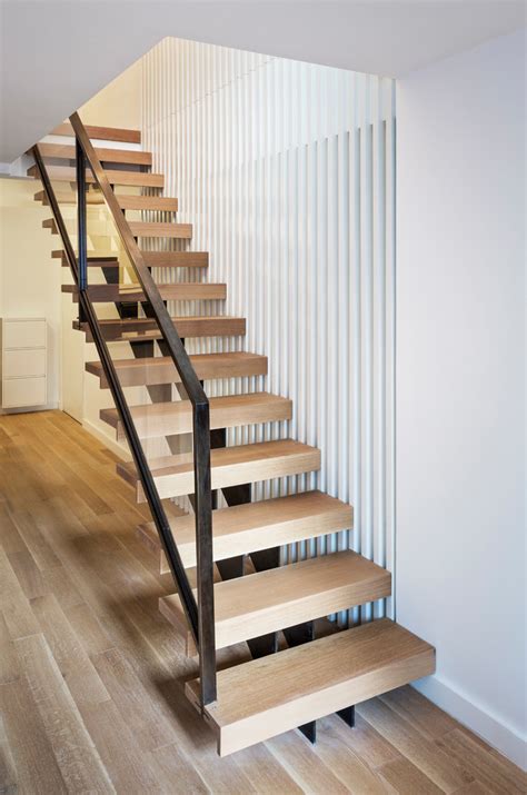 Midtown Duplex Apartment Modern Staircase New York By Shenton