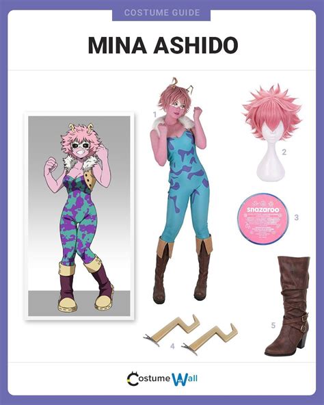 Dress Like Mina Ashido Cute Cosplay Anime Halloween Mina