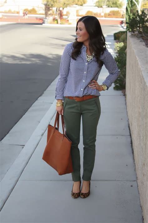 Color Combination For Olive Green Pants Olive Green High Waisted