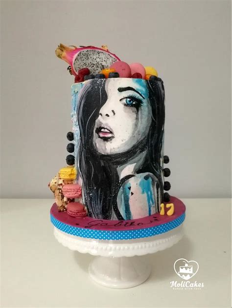 Girl Decorated Cake By Moli Cakes Cakesdecor