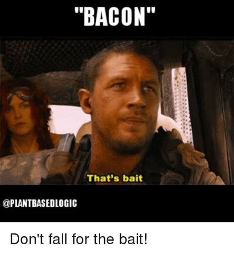 Bacon Thats Bait Dont Fall For The Bait Meme On Meme