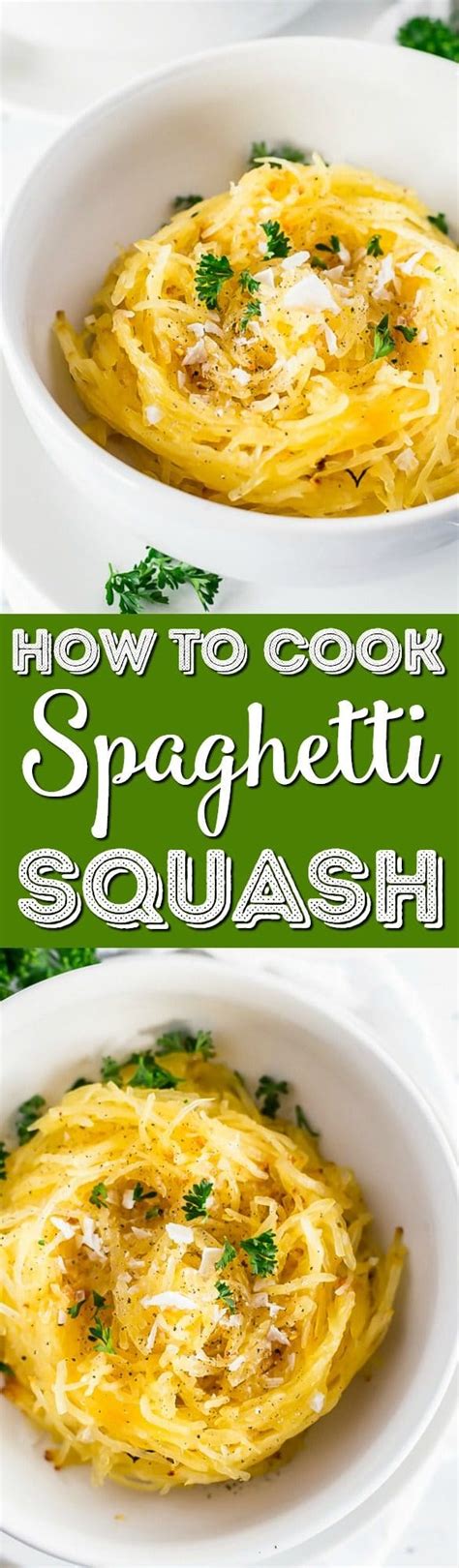 Drizzle with olive oil, and season with salt and pepper. How To Cook Spaghetti Squash In The Oven | Sugar & Soul