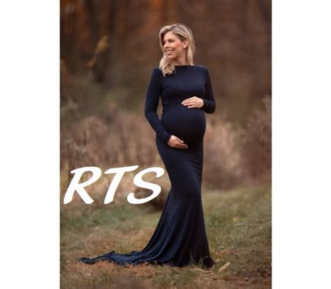 Ready To Ship Maternity Dress For Photo Shoot Baby Shower Or Wedding