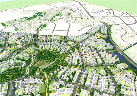 Master Plan And Urban Design For Tengah Town Urban Strategies
