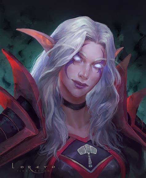 [art] night elf rogue commission by me r wow