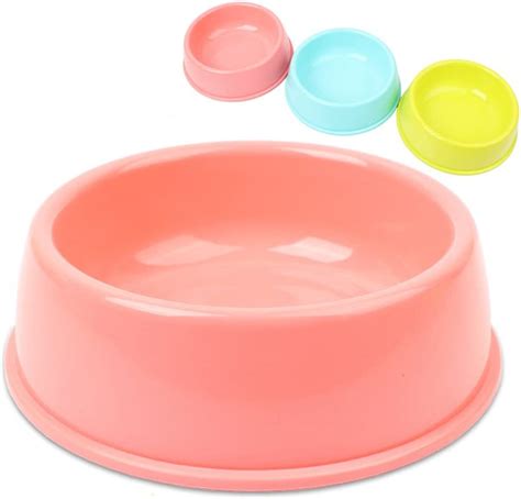 Ecloud Shop® Pet Single Round Bowl Easy Cleaning Pet Bowl For Dog And