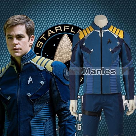 Star Trek Beyond Captain Kirk Cosplay Costume Commander Battle Suit