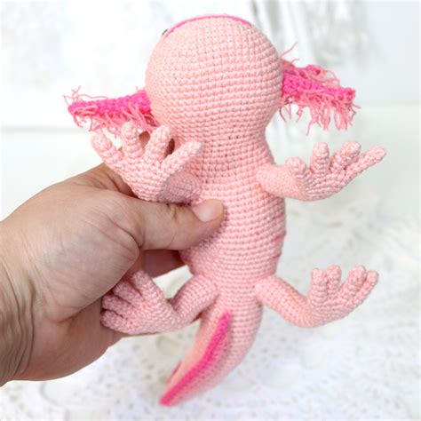 Axolotl Crochet Pattern Amigurumi Axolotl Toy Pattern