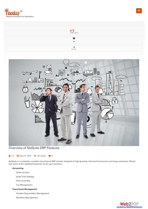Netsuite wurde so entwickelt, dass es mit ihrem unternehmen wächst und geschäftskritische prozesse optimiert. Overview of netsuite erp features by inodayservices - Issuu