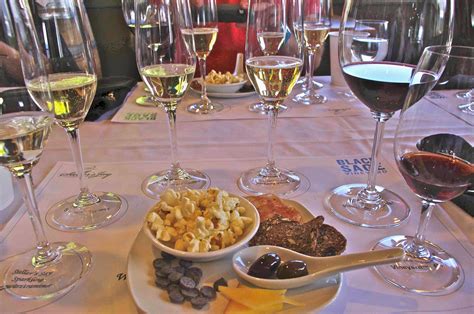 Do you eat at a wine tasting?