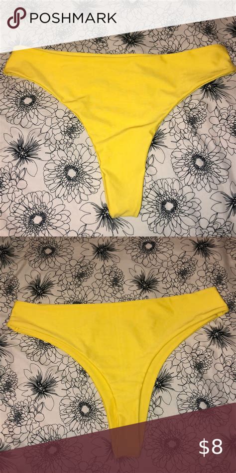 Bikini Bottoms Yellow Thong Bikini Bottoms Swim Bikinis Bikini Bottoms Thong Bikini Bikini