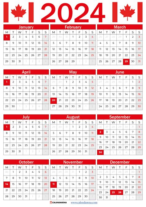 Informasi Tentang Calendar With Canada Holidays Pdf Free Printable Templates Layarkaca