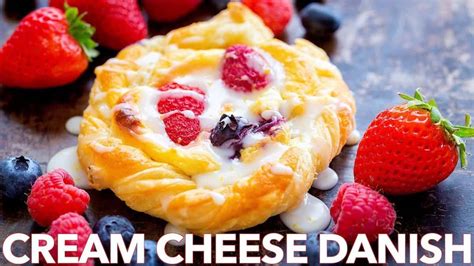Cream Cheese Danish Recipe with Lemon Glaze - NatashasKitchen.com