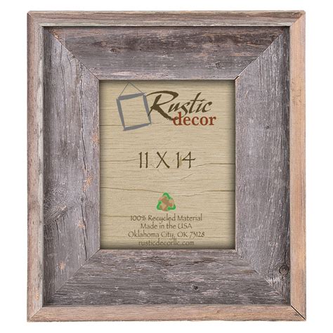 11x14 Premium 4 Rustic Reclaimed Barn Wood Wall Frame Rustic Decor