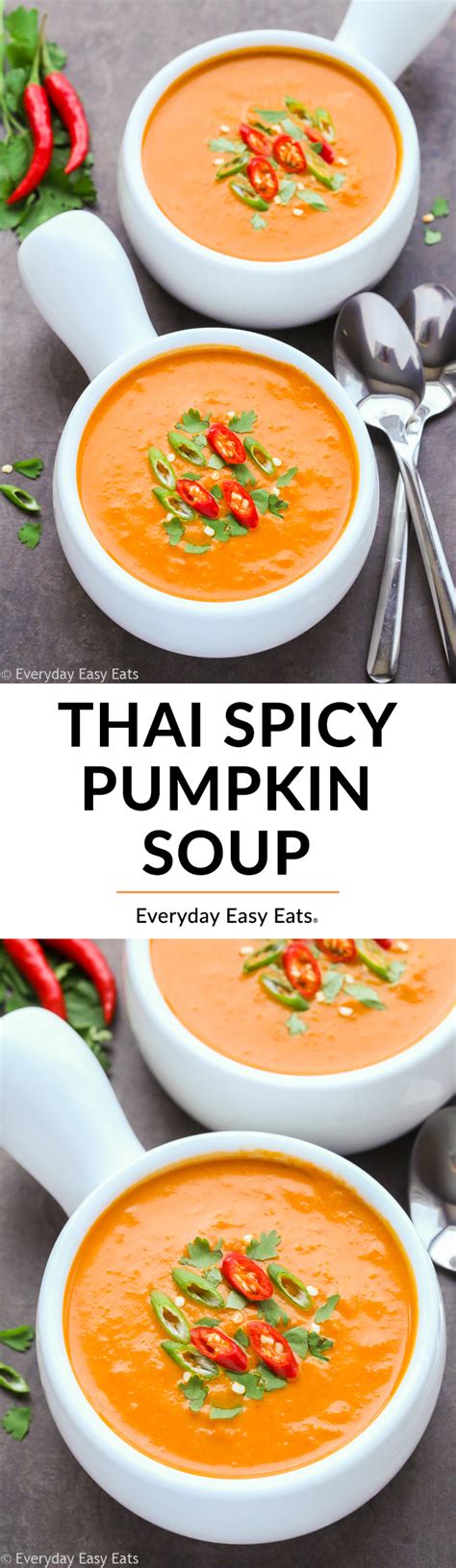 Thai Spicy Pumpkin Soup Everyday Easy Eats