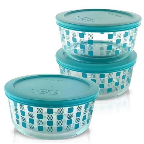 Pyrex Simply Store 4 Cup Round Glass Food Storage Dish