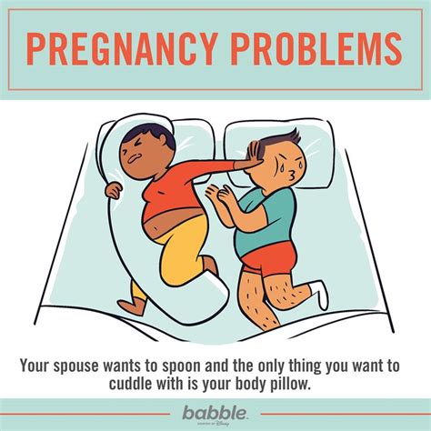 C shaped can be cuddled around the body. Pregnancy Problems: Your spouse wants to spoon and the ...