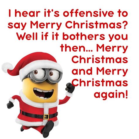 Pin By Susan Hamrick On Merry Christmas Funny Minion Quotes Minions