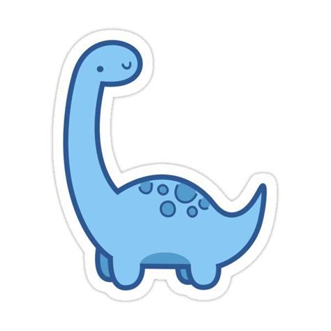 Cute Dino Sticker By Hocapontas In 2021 Cute Stickers Dinosaur