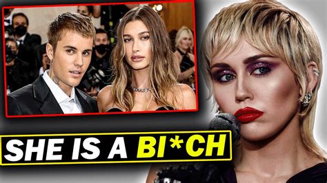 miley cyrus reveals why she never trusted hailey bieber youtube
