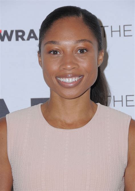 Allyson felix, who has the most medals in olympic and world championship history, has her sights photograph: Allyson Felix - The Wrap's 2016 Power Women Breakfast in ...