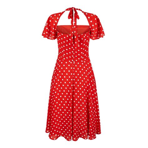 Collectif Vintage Juliet Polka Dot Swing Dress Collectif Vintage From