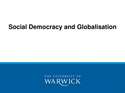 Ppt Social Democracy And Globalisation Powerpoint Presentation Free Download Id542592